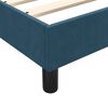 vidaXL Cama box spring sin colch&oacute;n terciopelo azul oscuro 180x210 cm