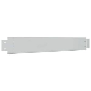 vidaXL Set 5 paneles divisorios flexibles acero galvanizado 100x14 cm