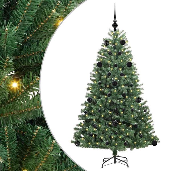 vidaXL &Aacute;rbol de Navidad artificial con ramas articuladas Verde 150 cm