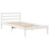 vidaXL Estructura de cama sin colch&oacute;n madera de pino blanca 90x200 cm