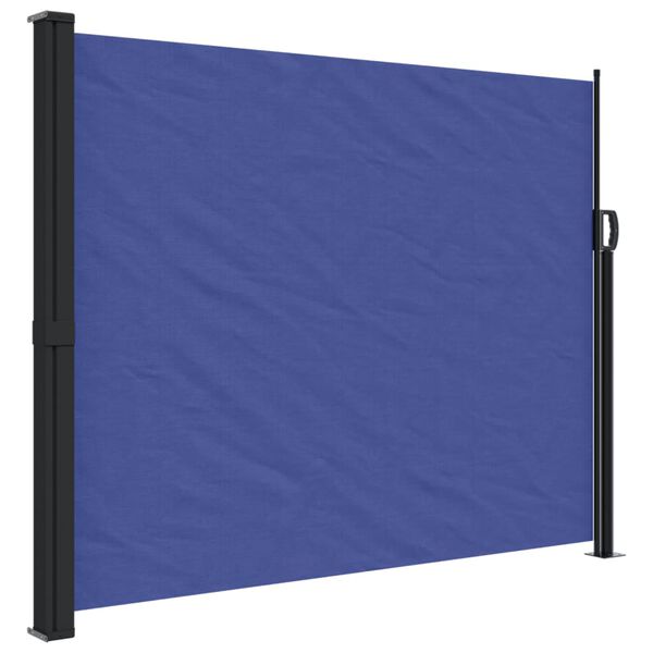 vidaXL Toldo lateral retr&aacute;ctil azul 160x300 cm