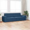 vidaXL Sof&aacute; cama Azul marino 245 x 78 x 77 cm tela