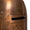vidaXL R&eacute;plica de casco de caballero medieval antiguo LARP acero cobre