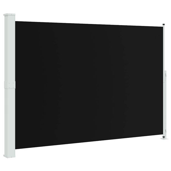 vidaXL Toldo lateral retr&aacute;ctil para patio negro 200x300 cm