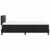 vidaXL Cama tipo Box Spring con colch&oacute;n Negro 120 x 190 cm Terciopelo