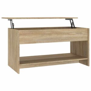 vidaXL Mesa de centro madera de ingenier&iacute;a roble Sonoma 102x50x52,5 cm