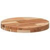 vidaXL Tablero de mesa redondo madera maciza de acacia Ø40x4 cm