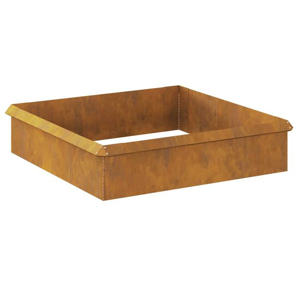 vidaXL Cercas para caracoles 8 pcs Oxidado Acero autopatinable