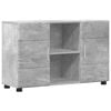 vidaXL Aparador FLORIN 88,5 x 30,5 x 55,5 cm Gris Concreto