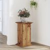 vidaXL Soportes de plantas madera ingenier&iacute;a envejecida 33x33x60 cm