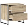 vidaXL Mesa de Noche Sonoma 50 x 39.5 x 50 cm Madera contrachapada