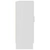 vidaXL Vitrina de madera contrachapada blanco 82,5x30,5x80 cm