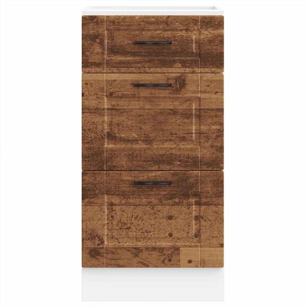 vidaXL Mueble bajo de cocina porto madera vieja madera reconstituida