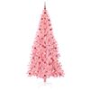 vidaXL &Aacute;rbol de Navidad con 300 LED con soporte Rosa 240 cm PVC