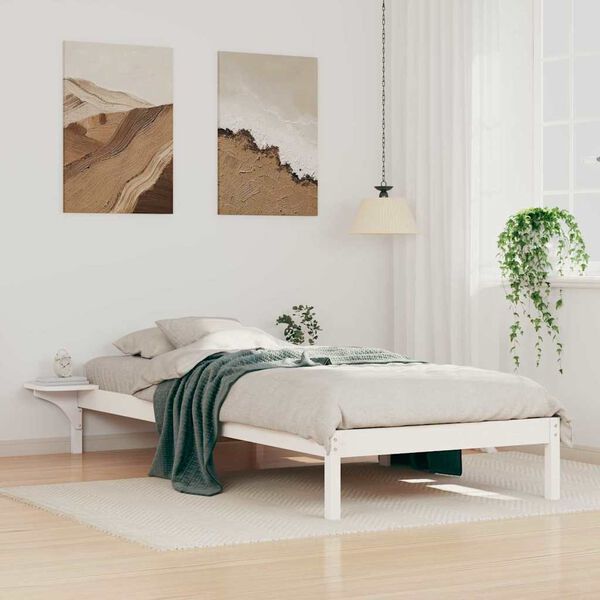 vidaXL Estructura de Cama con Mesitas 100 x 210 cm