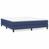 vidaXL Estructura de cama con somier tela azul 180x200 cm