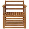 vidaXL Conjunto de sof&aacute;s de exterior Natural 71 x 63 x 73 cm