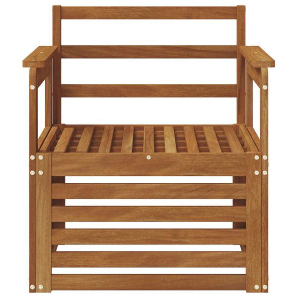 vidaXL Conjunto de sof&aacute;s de exterior Natural 71 x 63 x 73 cm