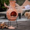 RedFire Chimenea Star Flower arcilla color paja 86037