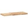 vidaXL Estantes flotantes 2 uds madera acacia sin tratar 100x30x4 cm