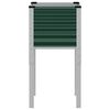 vidaXL Jardinera de jardín verde 45x45x88 cm acero