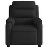 vidaXL Sill&oacute;n reclinable de tela negra