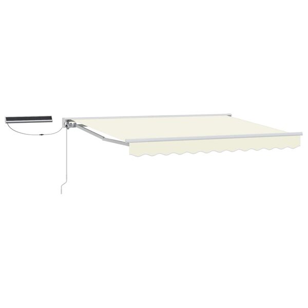 vidaXL Toldo Retr&aacute;ctil El&eacute;ctrico Crema 2,5 x 2 m