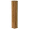 vidaXL Alfombra rectangular bamb&uacute; marr&oacute;n 80x100 cm