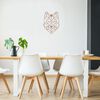 Homemania Adorno de pared Wolf acero cobre 41x57 cm