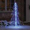vidaXL &Aacute;rbol de Navidad con 160 LED Azul 150 cm Acr&iacute;lico