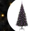 vidaXL &Aacute;rbol de Navidad Negro 180 cm PVC