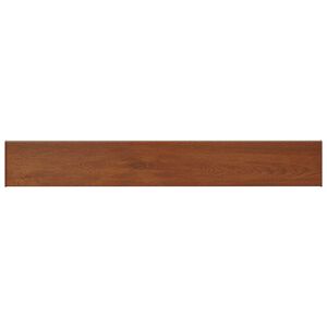 vidaXL Umbral de Ventana Madera Marr&oacute;n 140 x 25 x 4,5 cm PVC