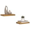 vidaXL Estante de pared 2 pcs Beige 40 x 23,5 x 4 cm