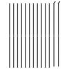 vidaXL Cerca de alambre con brida gris antracita 2,2x25 m