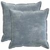 vidaXL Funda de almohada 2 uds. HOUTEN Azul Claro 80 x 80 cm