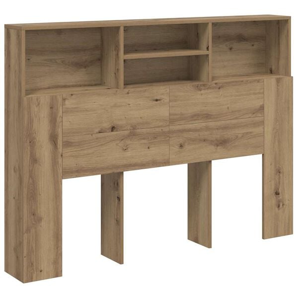 vidaXL Cabecero de cama Artisan Oak 140x19x103,5 cm
