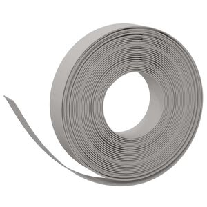 vidaXL Bordes para jard&iacute;n 25 m 10 cm PE Gris