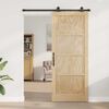 vidaXL Puerta Corredera ORKDAL Marr&oacute;n 86 x 211 cm
