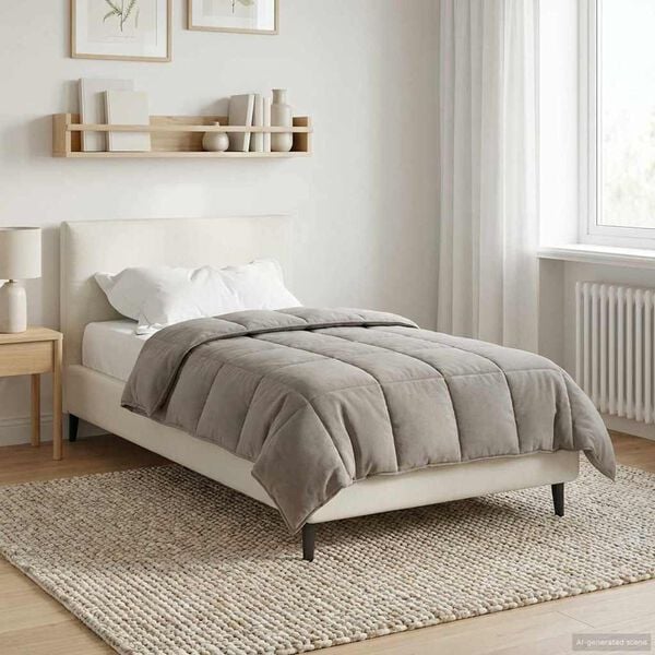 vidaXL Edred&oacute;n de Verano Acolchado Rosa 135 x 200 cm