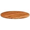 vidaXL Tablero de mesa redondo madera maciza de acacia &Oslash;80x2,5 cm