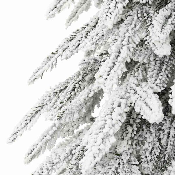 vidaXL Árbol de Navidad artificial con nieve 150 cm