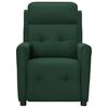 vidaXL Sill&oacute;n de masaje el&eacute;ctrico tela verde oscuro