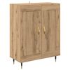 vidaXL Alacena Roble artesanal 69,5 x 34 x 90 cm Madera contrachapada