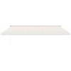 vidaXL Toldo retr&aacute;ctil aluminio y tela color crema 4x3 m
