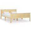 vidaXL Estructura de cama sin colch&oacute;n madera maciza de pino 140x200 cm