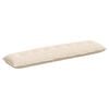 vidaXL Coj&iacute;n de Espalda Beige 200 x 50 cm Tela de microfibra
