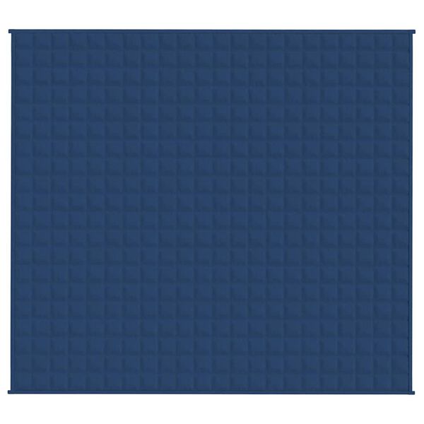 vidaXL Manta con peso tela azul 200x225 cm 13 kg