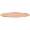 vidaXL Superficie de mesa redonda madera de roble sin tratar &Oslash;70x1,5cm