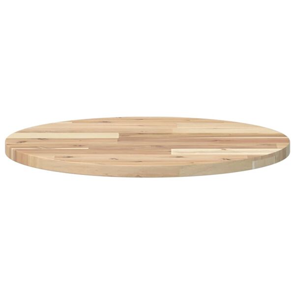 vidaXL Tablero de mesa redondo madera maciza de acacia &Oslash;50x2 cm