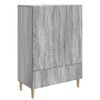 vidaXL Aparador Sonoma gris 66 x 34,5 x 95 cm Madera de ingenier&iacute;a